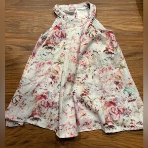 Kardashian Kids Tie Dye high neck sleeveless Flowy Top